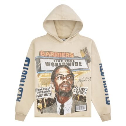 Barrier Malcom X Hoodie Cream