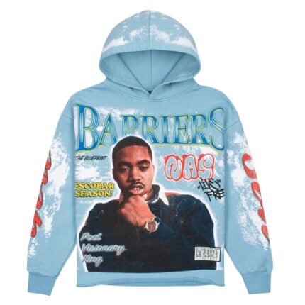 Barrier Nas Hoodie Blue