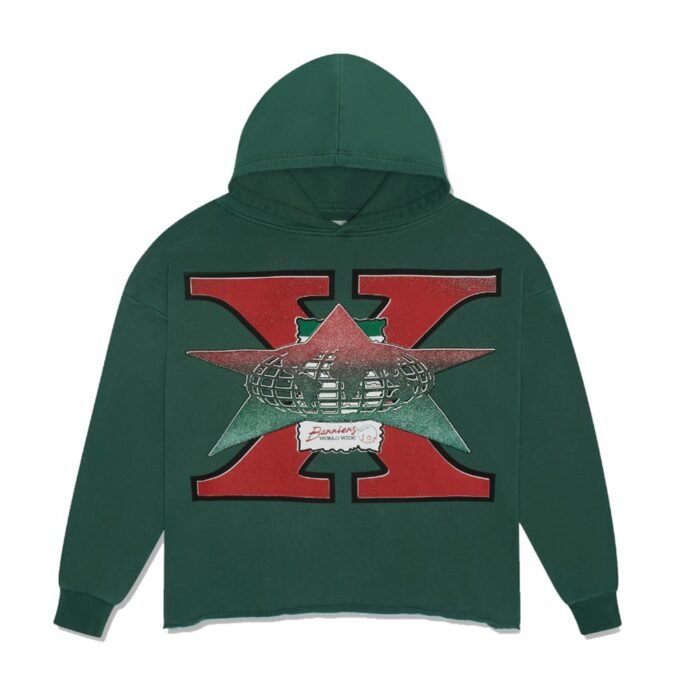 Barrier X Essential Hoodie Vintage Pigment Green