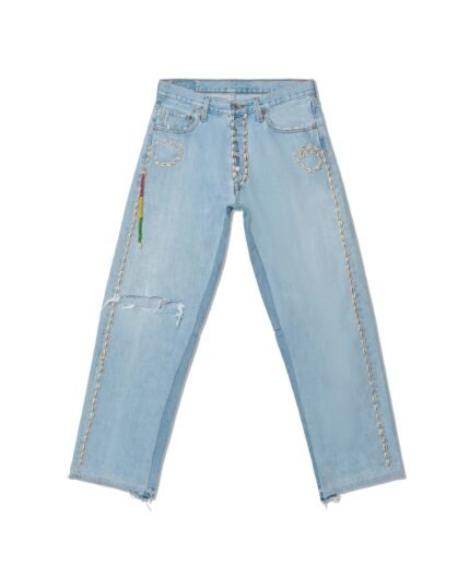 Barriers Cowrie Aged Denim Pants