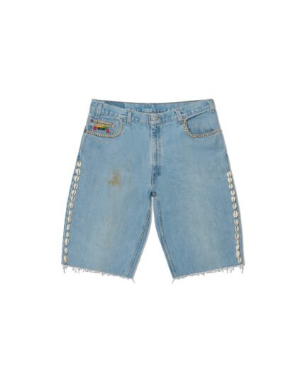 Barriers Cowrie Aged Denim Shorts4